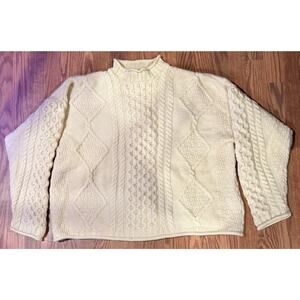 Inis Crafts Cable Knit Wool Sweater (Ireland)